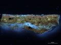 Coupe stratigraphique sous lumiere UV