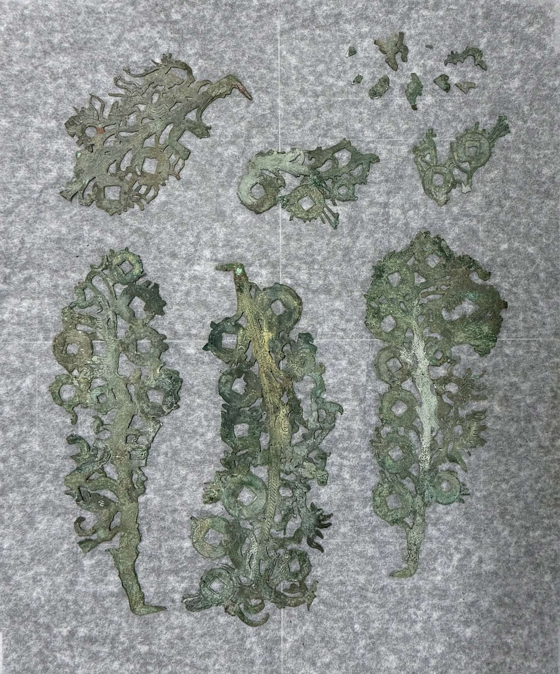 Arbre à Monnaies Han en alliage cuivreux